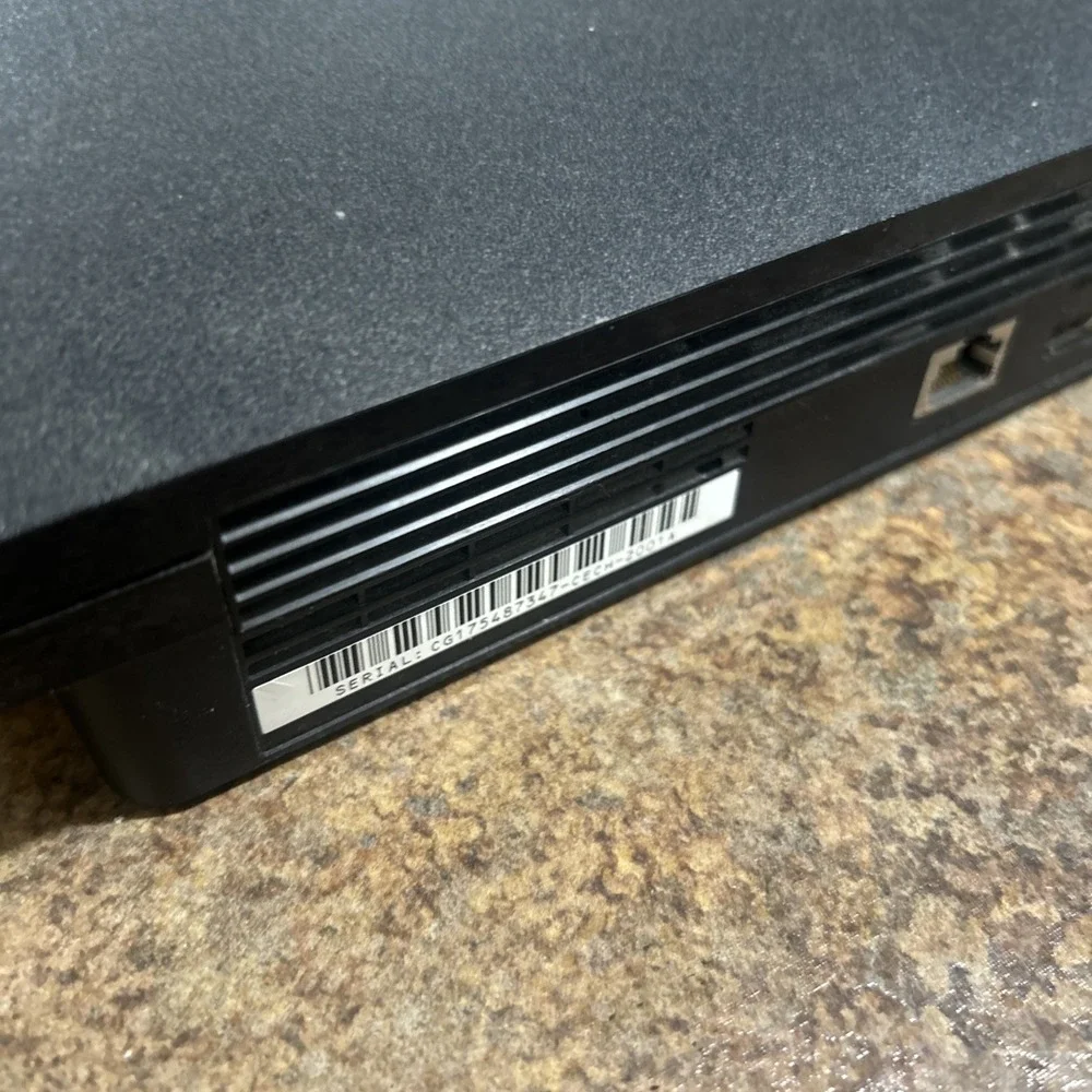 Sony PS3 - Slim 120GB Black Console Cech 2001A With Box And Manual*READ*